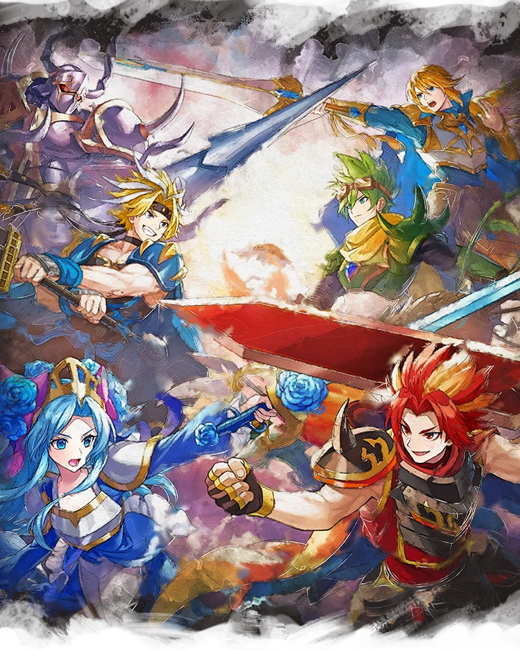 ブレイブ フロンティア バーサス キービジュアル